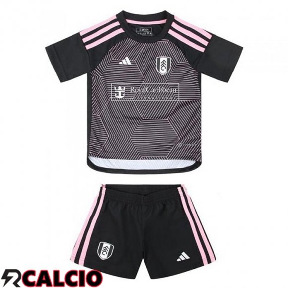 Terza Maglia Fulham FC Bambino Nero 2023/2024