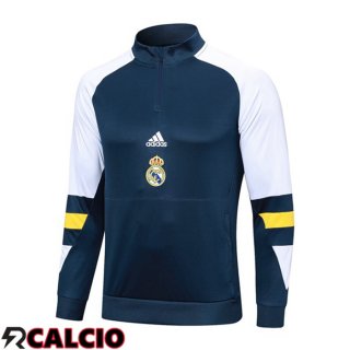Felpa Allenamento Real Madrid Blu Reale 2023/2024  Felpa Allenamento Real Madrid Blu Reale 2023/2024