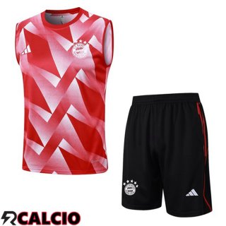 Canotta Calcio Bayern Monaco + Pantaloncini Rosso 2023/2024