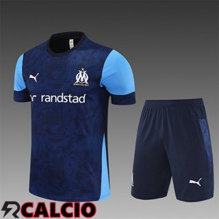 Insieme Training Debardeur Marsiglia Bambino Blu Reale 2025/2026 -02