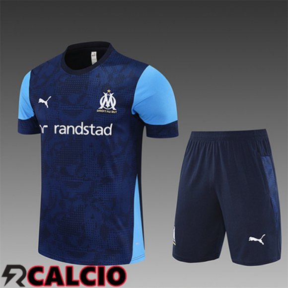 Insieme Training Debardeur Marsiglia Bambino Blu Reale 2025/2026 -02  Insieme Training Debardeur Marsiglia Bambino Blu Reale 2025/2026 -02