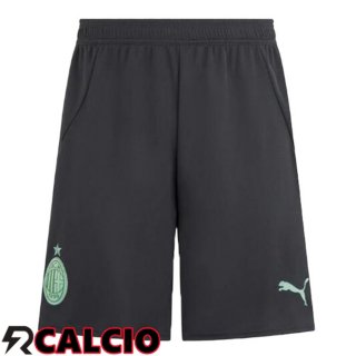 Terza Pantaloncini Calcio AC Milan Nero 2024/2025