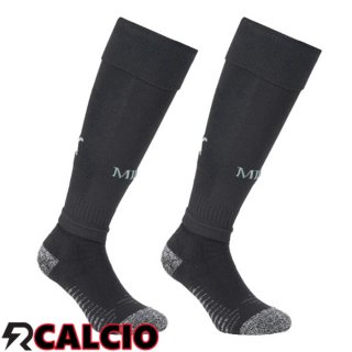 Terza Calzini Calcio AC Milan Nero 2024/2025