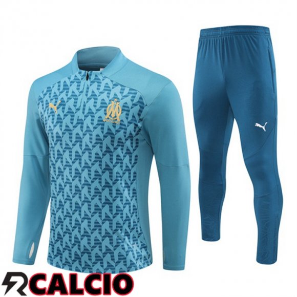 Insieme Tuta Calcio Marsiglia OM Verde 2024/2025  Insieme Tuta Calcio Marsiglia OM Verde 2024/2025