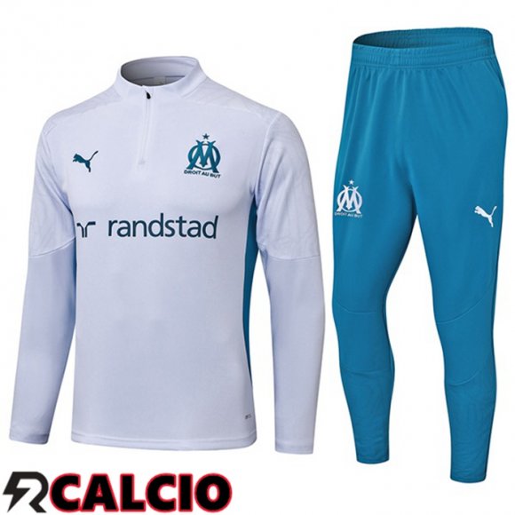 Insieme Tuta Calcio Marsiglia OM Bianco 2024/2025