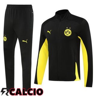 Insieme Tuta Calcio - Giacca Dortmund BVB Nero 2024/2025
