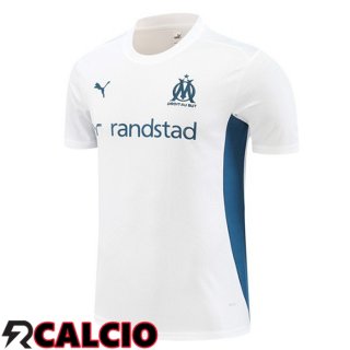 T Shirt Allenamento Marsiglia OM Bianco 2024/2025