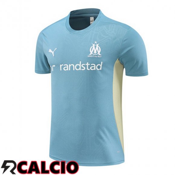 T Shirt Allenamento Marsiglia OM Blu 2024/2025  T Shirt Allenamento Marsiglia OM Blu 2024/2025