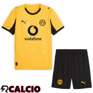 Maglia Dortmund BVB Bambino CUP Giallo 2025/2026  Maglia Dortmund BVB Bambino CUP Giallo 2025/2026