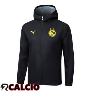 Giacca A Vento Dortmund BVB Nero 2025/2026  Giacca A Vento Dortmund BVB Nero 2025/2026