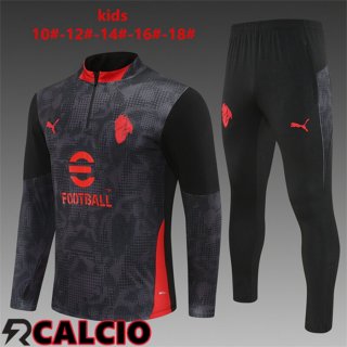 Insieme Tuta Calcio AC Milan Bambino Nero 2025/2026