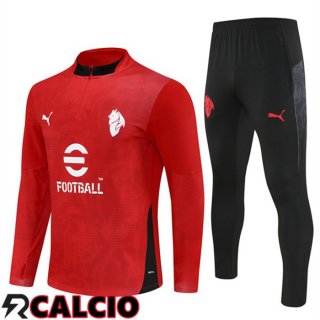 Insieme Tuta Calcio AC Milan Rosso 2025/2026