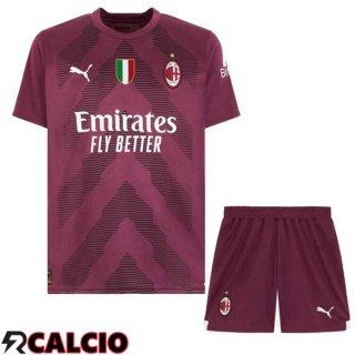 Maglia AC Milan Bambino Portiere Rosso 2022/2023