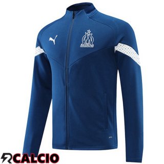 Giacca Calcio Marsiglia OM Blu Royal 2022/2023  Giacca Calcio Marsiglia OM Blu Royal 2022/2023