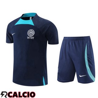 T Shirt Allenamento Inter Milan + Shorts Blu Royal 2022/2023