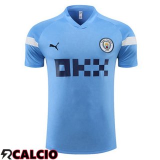 T Shirt Allenamento Manchester City Blu 2022/2023