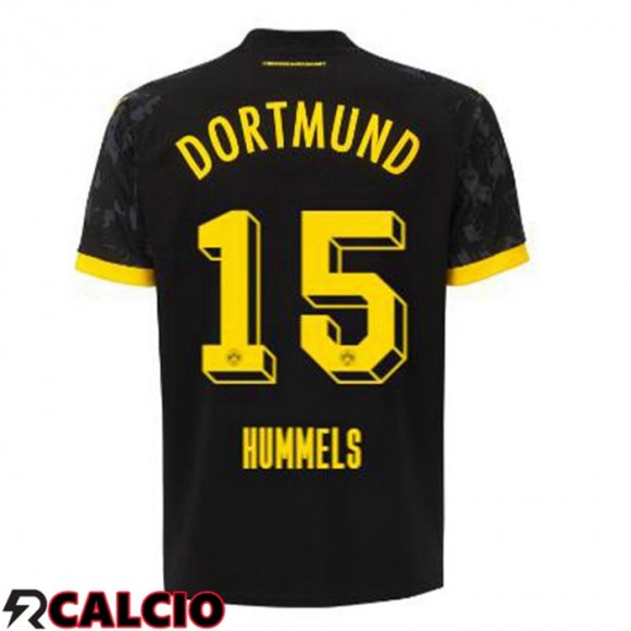 Seconda Maglia Dortmund BVB (Hummels 15) Nero 2023/2024  Seconda Maglia Dortmund BVB (Hummels 15) Nero 2023/2024