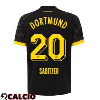 Seconda Maglia Dortmund BVB (Sabitzer 20) Nero 2023/2024
