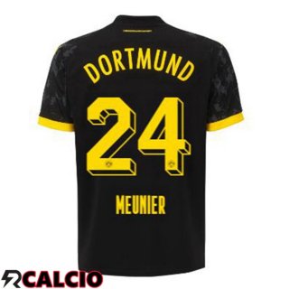Seconda Maglia Dortmund BVB (Meunier 24) Nero 2023/2024  Seconda Maglia Dortmund BVB (Meunier 24) Nero 2023/2024
