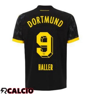 Seconda Maglia Dortmund BVB (Haller 9) Nero 2023/2024  Seconda Maglia Dortmund BVB (Haller 9) Nero 2023/2024