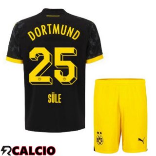 Seconda Maglia Dortmund BVB (Süle 25) Bambino Nero 2023/2024