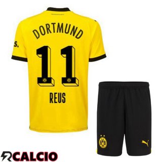 Prima Maglia Dortmund BVB (Reus 11) Bambino Giallo Nero 2023/2024