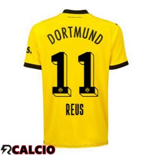 Prima Maglia Dortmund BVB (Reus 11) Giallo Nero 2023/2024  Prima Maglia Dortmund BVB (Reus 11) Giallo Nero 2023/2024