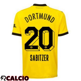 Prima Maglia Dortmund BVB (Sabitzer 20) Giallo Nero 2023/2024