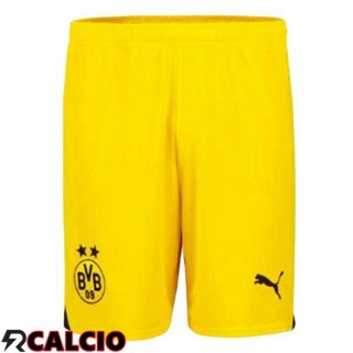 Seconda Pantaloncini Calcio Dortmund BVB Giallo 2023/2024  Seconda Pantaloncini Calcio Dortmund BVB Giallo 2023/2024