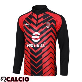 Felpa Allenamento AC Milan Rosso 2023/2024  Felpa Allenamento AC Milan Rosso 2023/2024