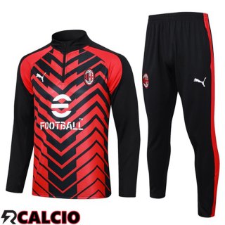 Insieme Tuta Calcio AC Milan Rosso 2023/2024