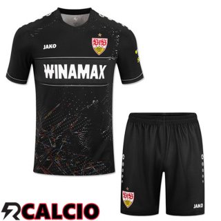 Terza Maglia VfB Stuttgart Bambino Nero 2024/2025