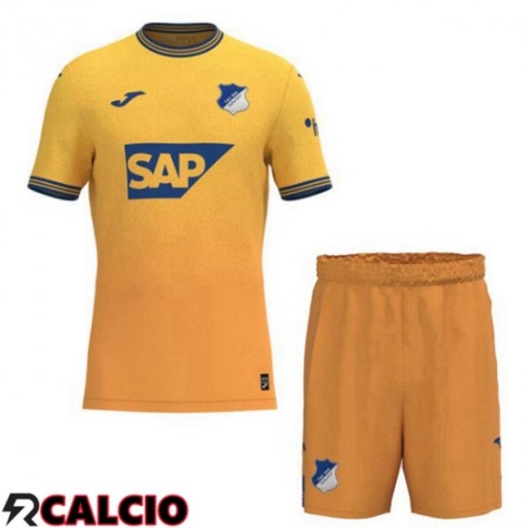 Terza Maglia TSG Hoffenheim Bambino Giallo 2023/2024  Terza Maglia TSG Hoffenheim Bambino Giallo 2023/2024