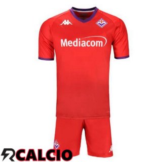 Terza Maglia ACF Fiorentina Bambino Rosso 2024/2025