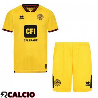 Seconda Maglia Sheffield United Bambino Giallo 2023/2024
