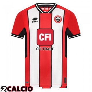 Prima Maglia Sheffield United Rosso Bianco 2023/2024  Prima Maglia Sheffield United Rosso Bianco 2023/2024