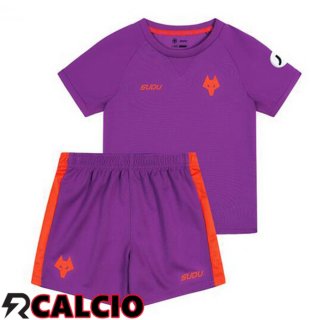 Terza Maglia Wolves Bambino Viola 2024/2025