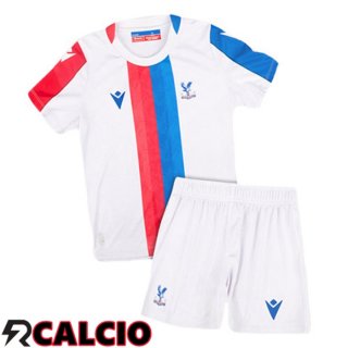 Seconda Maglia Crystal Palace Bambino Bianco 2025/2026  Seconda Maglia Crystal Palace Bambino Bianco 2025/2026