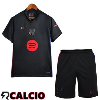 Seconda Maglia FC Barcellona Bambino Nero 2024/2025