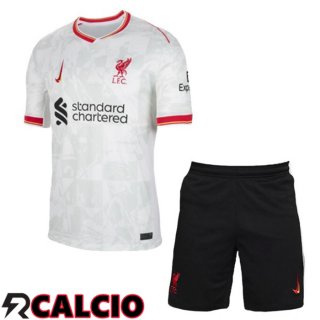 Terza Maglia FC Liverpool Bambino Bianco 2024/2025