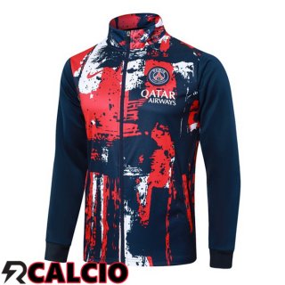 Giacca Calcio Paris PSG Blu Reale Rosso 2024/2025