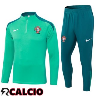Insieme Tuta Calcio Portogallo Verde 2024/2025