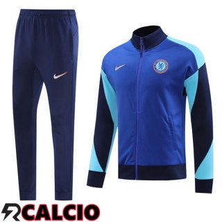 Insieme Tuta Calcio - Giacca FC Chelsea Blu Reale 2024/2025