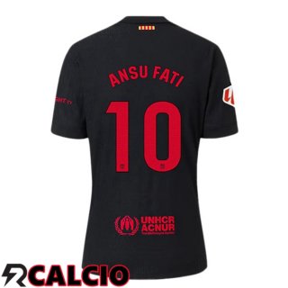 Seconda Maglia FC Barcellona (ANSU FATI 10) Nero 2024/2025