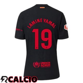 Seconda Maglia FC Barcellona (LAMINE YAMAL 19) Nero 2024/2025