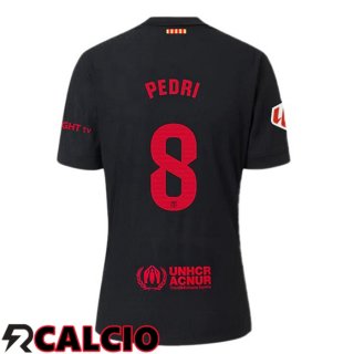 Seconda Maglia FC Barcellona (PEDRI 8) Nero 2024/2025