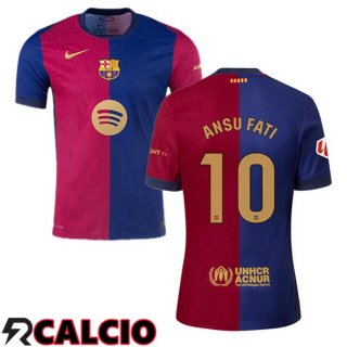 Prima Maglia FC Barcellona (ANSU FATI 10) Blu Rosso 2024/2025