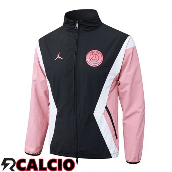 Giacca Calcio Jordan Paris PSG Nero Rosa 2025/2026  Giacca Calcio Jordan Paris PSG Nero Rosa 2025/2026