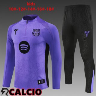 Insieme Tuta Calcio FC Barcellona Bambino Viola 2025/2026  Insieme Tuta Calcio FC Barcellona Bambino Viola 2025/2026