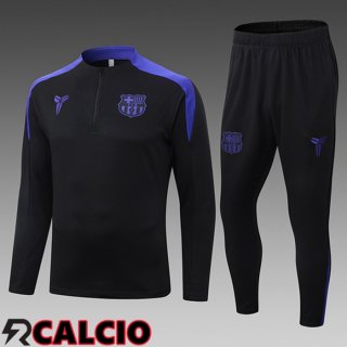 Insieme Tuta Calcio FC Barcellona Bambino Nero 2025/2026  Insieme Tuta Calcio FC Barcellona Bambino Nero 2025/2026